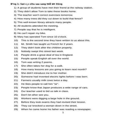 Bai tap anh 9 unit 3