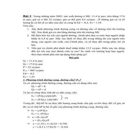 Bai tap kinh te vi mo co loi giai