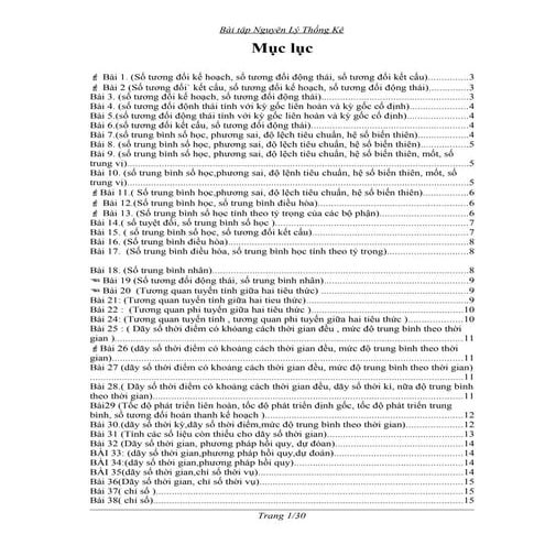 Bai tap nguyen ly thong ke | DOC