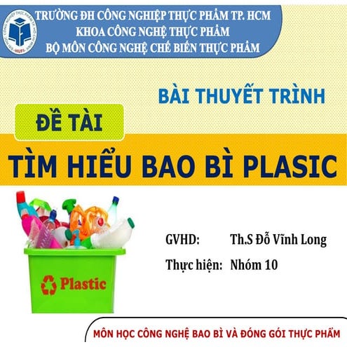Bai thuyet trinh de tai tim hieu bao bi plasic