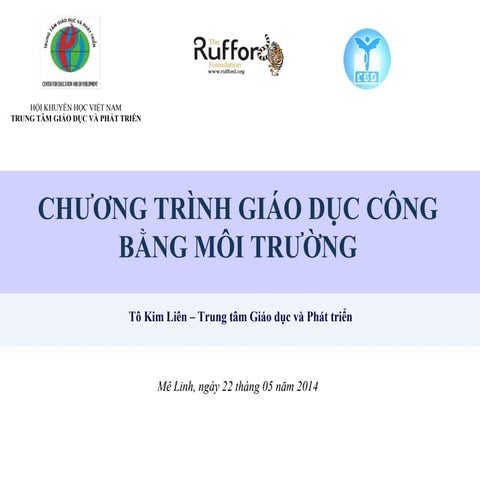Bai trinh bay lien   giao duc khoa hoc - cong bang moi truong