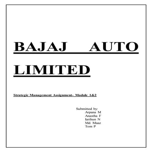 Bajaj Auto Ltd 2013-14