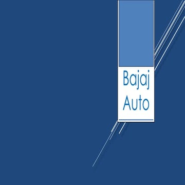 Bajaj Auto Introduction Ppt Bajaj Introduction History Brand Position