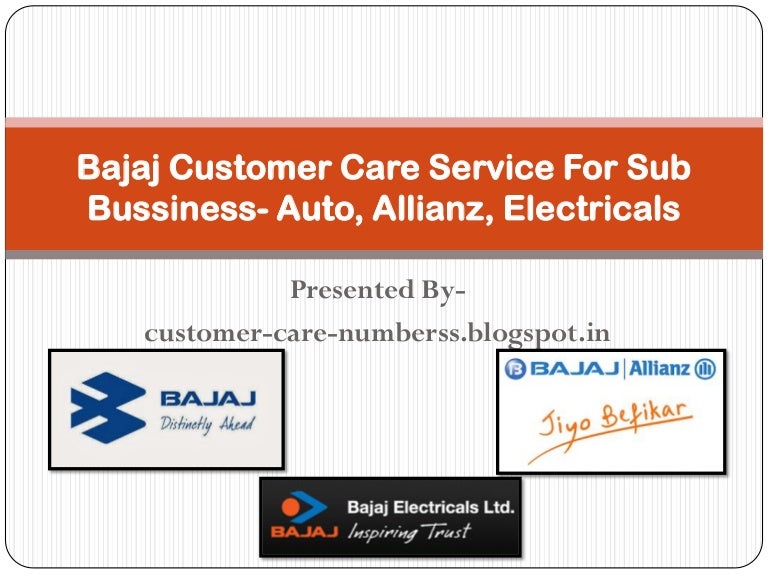 Bajaj Allianz Motor Insurance Customer Care Bajaj Customer Care Service For Sub Bussiness- Auto, Allianz, Electri…