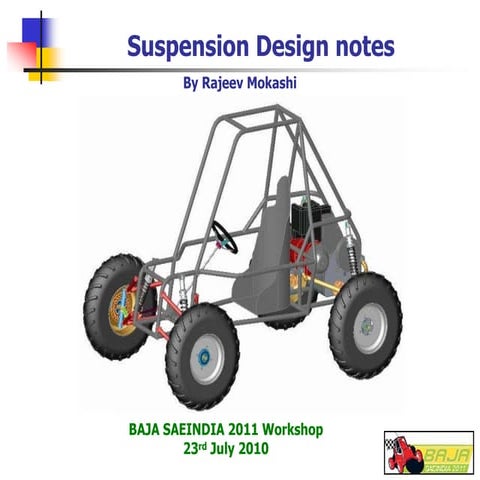 Baja sae india suspension design