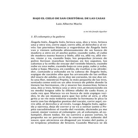 Bajo el cielo de san cristóbal de las casas