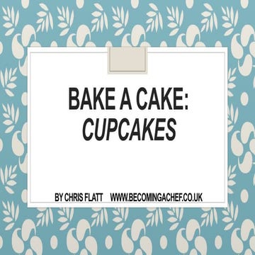 How To Bake Cupcakes 