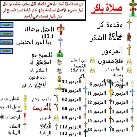 صلاة باكر.ppt من صلوات الأجبية العامة تت | PPT