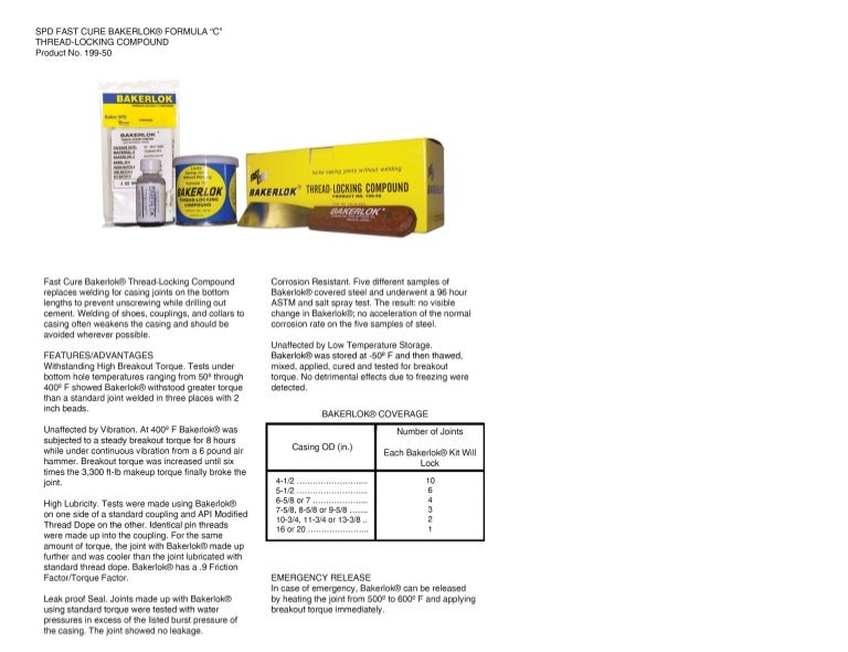 Bakerlok Thread Locking now in India, Call +919885149412