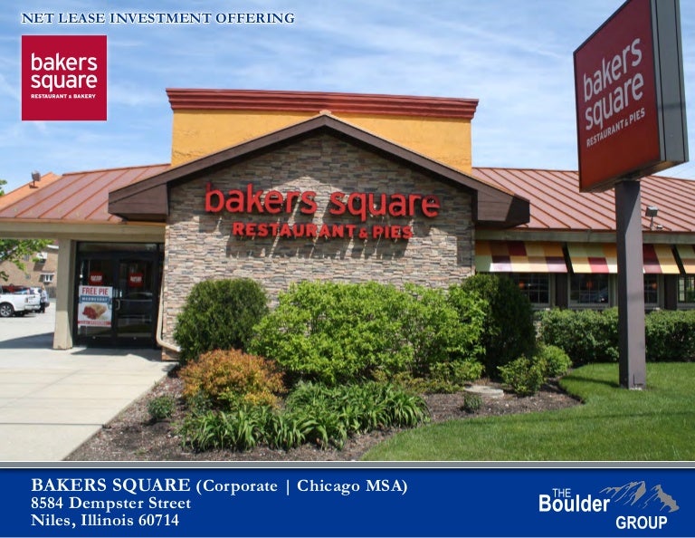 Net Lease Bakers Square Property For Sale by The Boulder Group