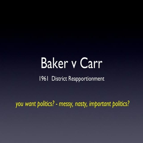 Baker v carr