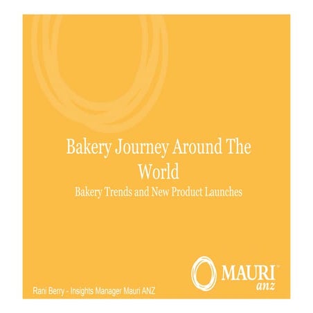 Bakery Journey Around the World Mauri ANZ Rani Berry