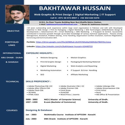 Bakhtawar's Resume