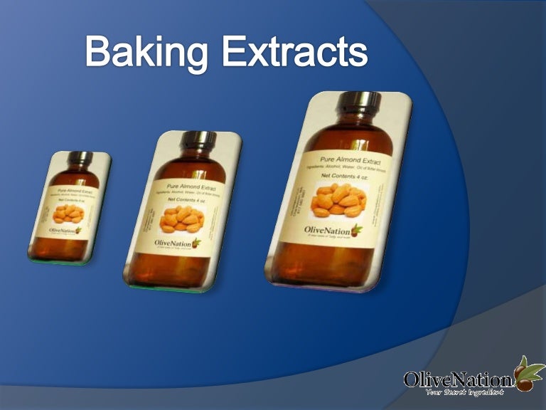 Baking extracts
