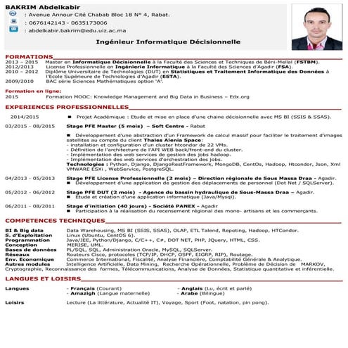 Bakrim abdelkabir cv 2015_capg