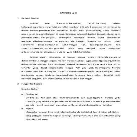 Materi Tentang Bakteriologi_Bagi Mahasiswa Keperawatan