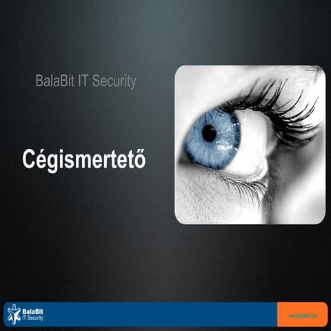 BalaBit IT Security cégismertető prezentációja