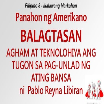 Balagtasan 2.2 agham at teknolohiya