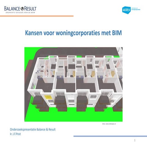 BIMopen 2014; Branche rapportage BIM en woningcorporatie