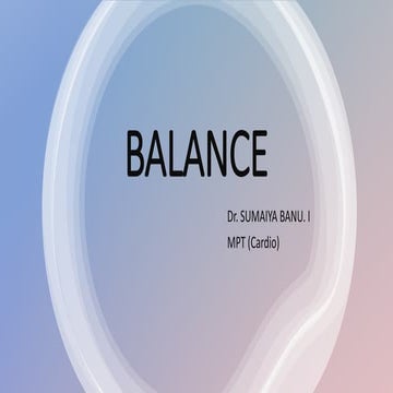 Balance