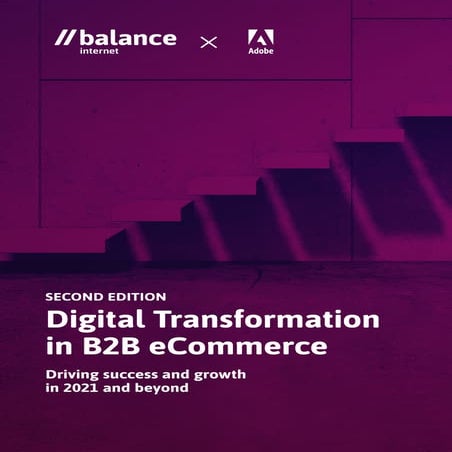 Balance Internet launches second edition of Digital Transformation in B2B eCo...