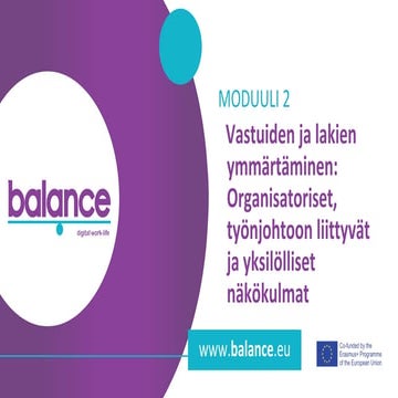 Balance - Moduuli 2 FIN Organisatoriset ja yksilolliset vastuut.pptx