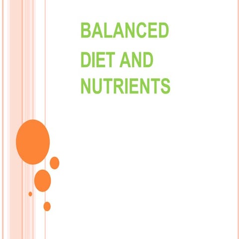 Balanced Diet | PPTX