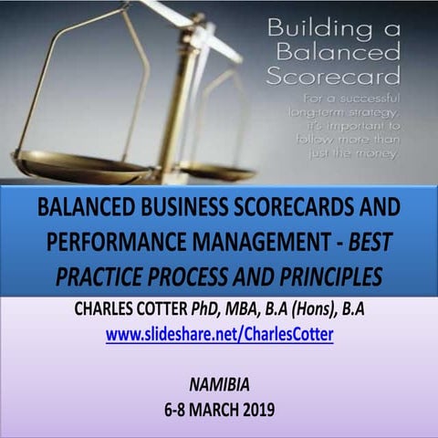 Balanced Business Scorecard & Performance Management: Best Practice process a...