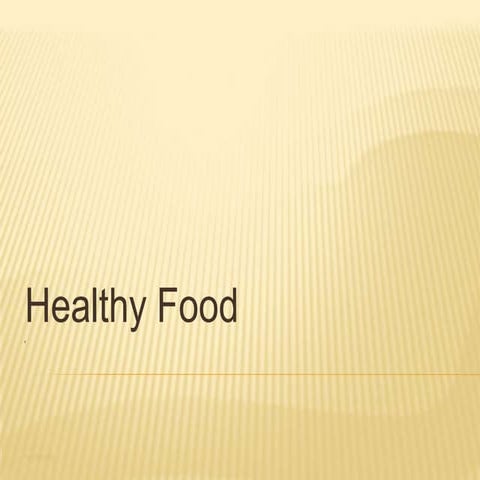 Balanced  Diet - Healthy Living