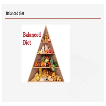 Balanced diet | PDF
