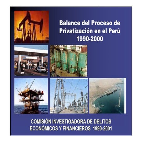 Balance del proceso de privatización en el Perú. 1990 - 2000 | PDF