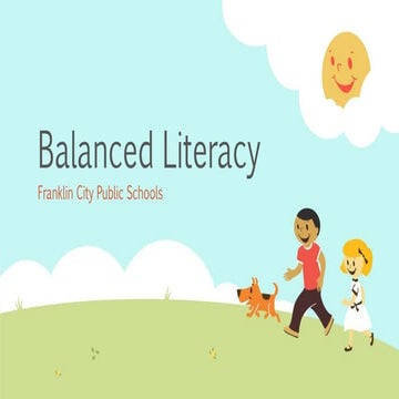Balanced Literacy Plan