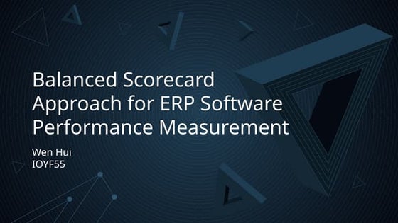 ERP Assessment.pdf | Business | Business and Finance