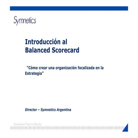 Los 6 beneficios del Balanced Scorecard | PDF