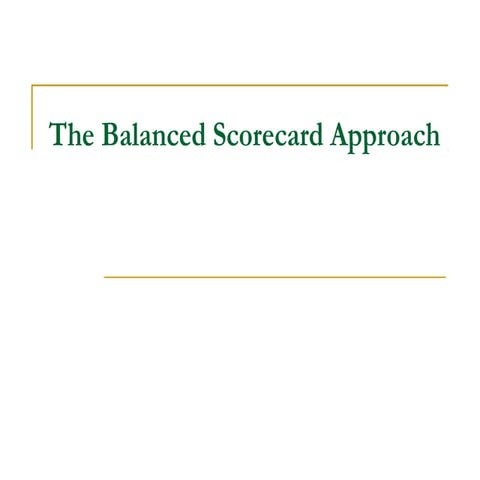 Balancedscorecardpresentation