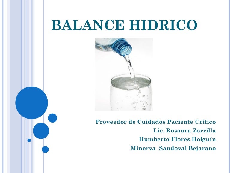 Balance Hidrico