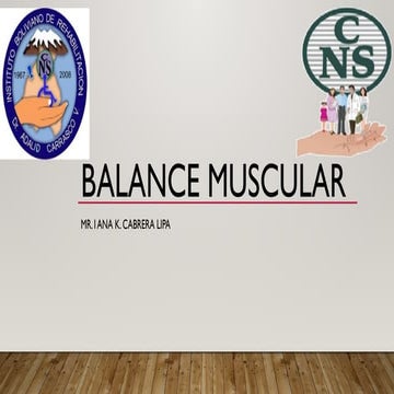 TIPOS DE BALANCE MUSCULAR, DANIELS .pptx