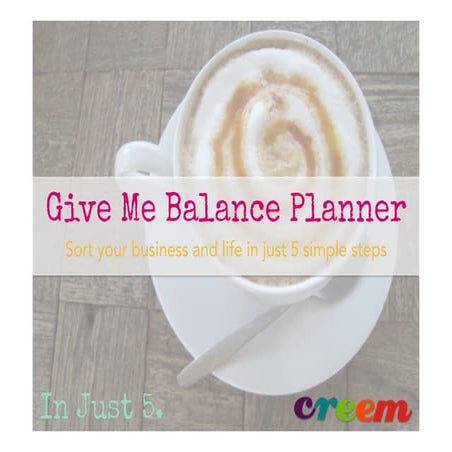 Balance My Life Planner In Just 5