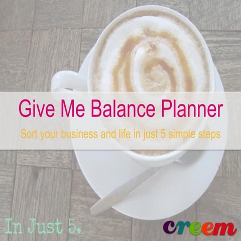Balance my life planner 