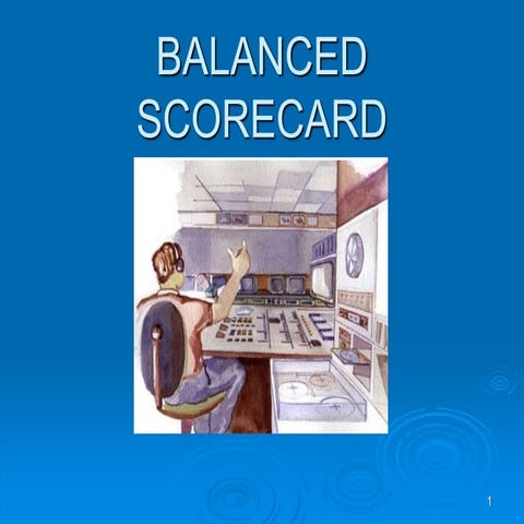 Balance scorecard