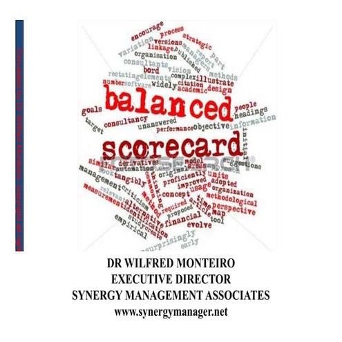 Balance scorecard  art of strategy execution