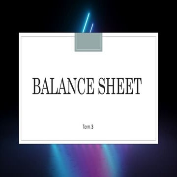 Task 2A - Balance Sheets (Basic) Solutions | PDF