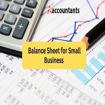 Managing Assets and Liabilities with Balance Sheet for Small Business