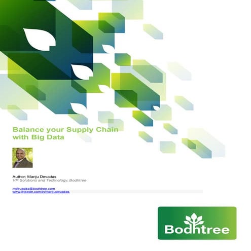 Balance your Supply Chain with Big Data