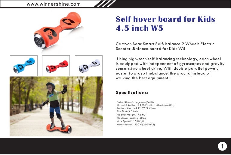 2 wheels self Balancing board catalogue