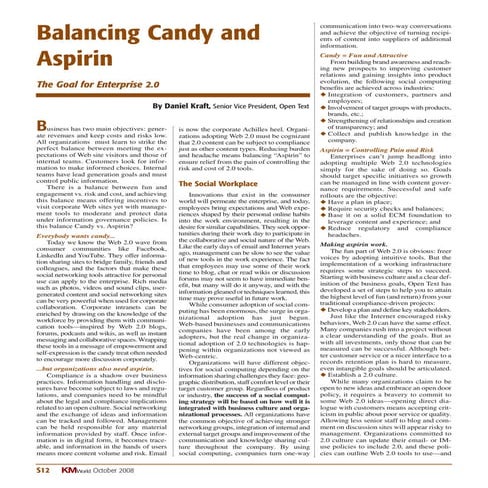 Balancing Candy & Aspirin