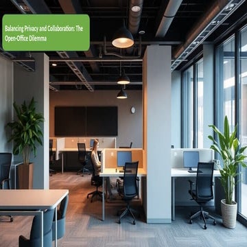 Balancing Privacy & Collaboration in Open Offices | PPTX