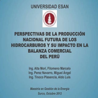 PRODUCCIÓN NACIONAL DE HIDROCARBURO...