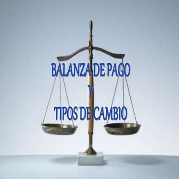 importancia BALANZA DE PAGOS en venezuela | PPTX