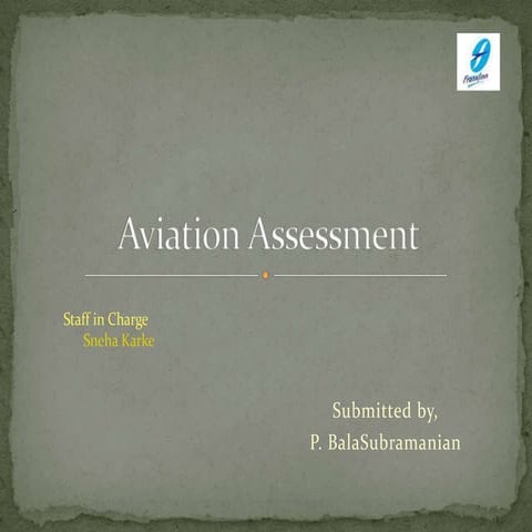 NellaiBala's Aviation Assessment